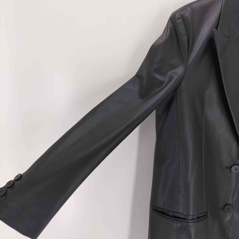ザラ ZARA エコレザーテーラードジャケット レディース JPN:S