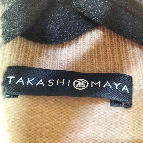 タカシマヤ TAKASHIMAYA カシミヤ100 タートルネックセーター レディース LL