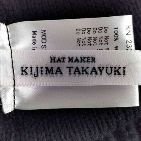 キジマタカユキ KIJIMA TAKAYUKI 23aw WOOL KNIT EAR CAP メンズ