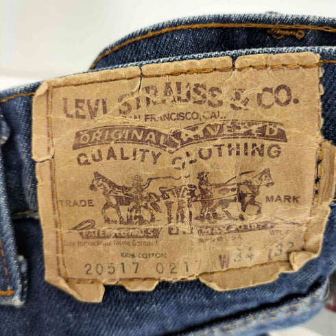 リーバイス Levis 80S 20517-0217 ボタン裏575刻印 オレンジタブ ブーツカットデニムパンツ メンズ W34 L32