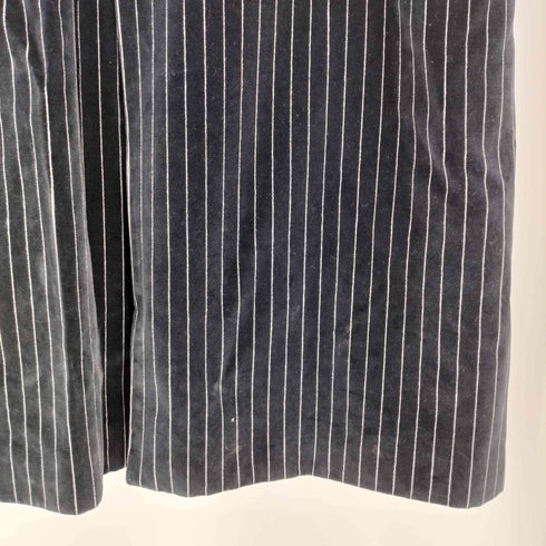 キャサリンハムネットロンドン KATHARINE HAMNETT LONDON ベロア ストライプ ダブル チェスターコート メンズ import:M