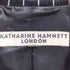 キャサリンハムネットロンドン KATHARINE HAMNETT LONDON ベロア ストライプ ダブル チェスターコート メンズ import:M