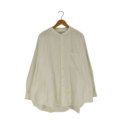 グラフペーパー Graphpaper Oxford Oversized Band Collar Shirt オックスフォード オーバーサイズ バンドカラーシャツ メンズ FREE
