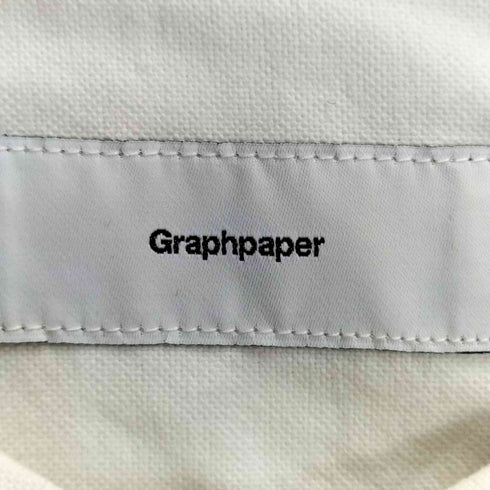 グラフペーパー Graphpaper Oxford Oversized Band Collar Shirt オックスフォード オーバーサイズ バンドカラーシャツ メンズ FREE