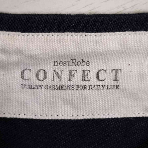 ネストローブコンフェクト nest Robe CONFECT ショルダージップ コットンリネン サイドスリット ロングスリーブTシャツ メンズ JPN:4