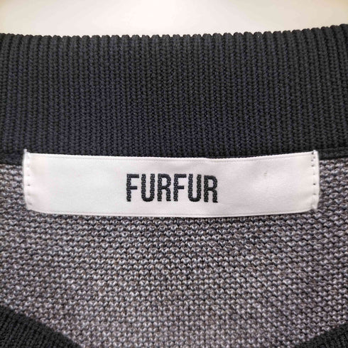 ファーファー furfur キャットプリントトレーナー レディース F