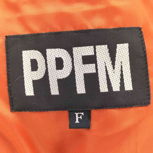 ピーピーエフエム PPFM ファー付 ジップアップ ジャケット メンズ FREE