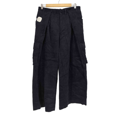 パラノイド PARANOID 24AW CORDUROY BIG TUCK CARGO PANTS メンズ M