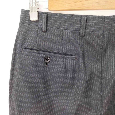 バーバリーズ BURBERRYS 90S ストライプウールスラックス メンズ