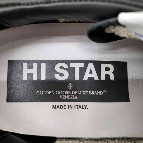 ゴールデングース GOLDEN GOOSE HI STAR ローカットスニーカー ユーズド加工 レディース JPN:38