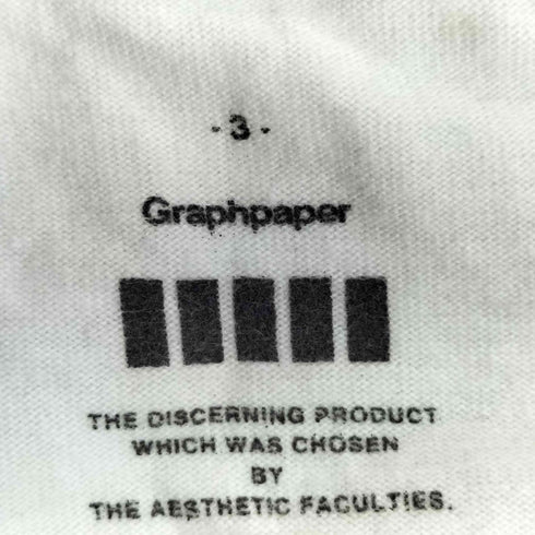 グラフペーパー Graphpaper クルーネックTシャツ メンズ JPN:3