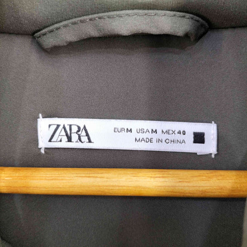 ザラ ZARA ウォーターレぺレントパフジャケット メンズ import:M