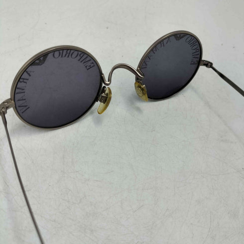 エンポリオアルマーニ EMPORIO ARMANI イタリア製 レンズ ロゴプリント ラウンド サングラス メンズ S 815 140