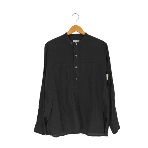 エンジニアードガーメンツ Engineered Garments リネンコットン バンドカラー ハーフボタンシャツ メンズ import:S