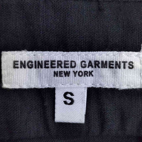エンジニアードガーメンツ Engineered Garments リネンコットン バンドカラー ハーフボタンシャツ メンズ import:S