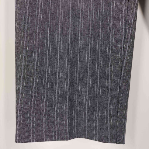 アルフレッドダナー ALFRED DUNNER USA製 ストライプ イージーテーパードパンツ レディース 6