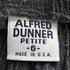 アルフレッドダナー ALFRED DUNNER USA製 ストライプ イージーテーパードパンツ レディース 6