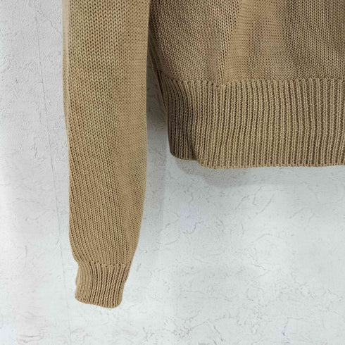 Fabrizio Del Carlo MADE IN ITALY Vネックコットンニット メンズ import:S