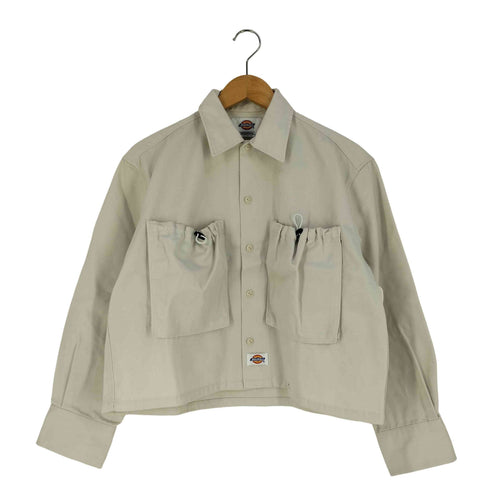 ディッキーズ Dickies 別注ドローコードポケットワークシャツ レディース JPN:M