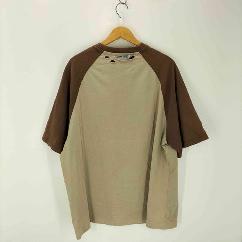 メゾンプリンス mason prince オーバーサイズラグランデザイン手書きロゴプリンTシャツ メンズ JPN:3