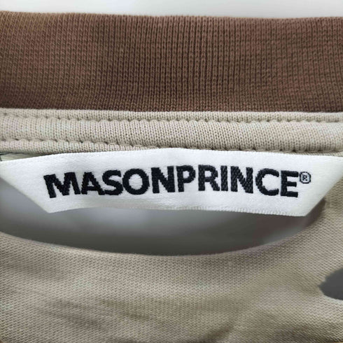 メゾンプリンス mason prince オーバーサイズラグランデザイン手書きロゴプリンTシャツ メンズ JPN:3