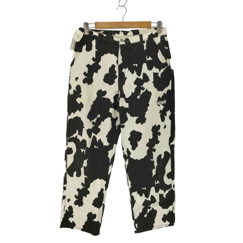 BADWAY Cow Pattern Pants カウ柄 パンツ メンズ JPN:L