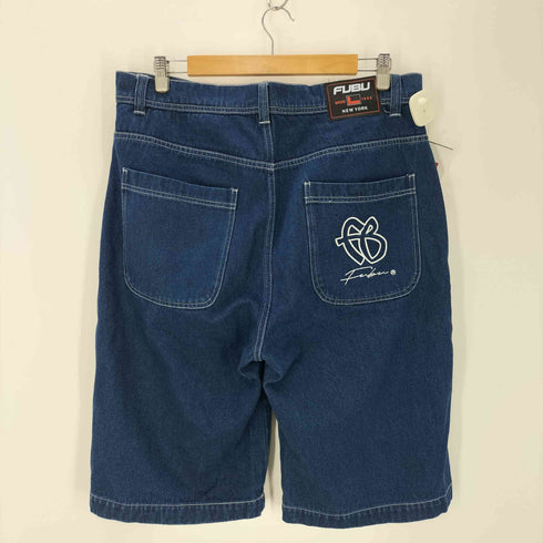 フブ FUBU DENIM HALF PANTS 刺しゅうデニムショーツ メンズ 36
