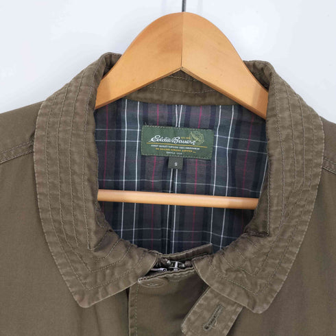 エディーバウアー Eddie Bauer 裏チェック ウエストコード ジップアップジャケット メンズ import:S