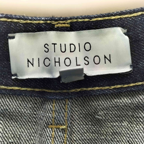 スタジオニコルソン STUDIO NICHOLSON PYAD SELVEDGE DENIM INDIGO メンズ JPN:S