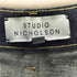 スタジオニコルソン STUDIO NICHOLSON PYAD SELVEDGE DENIM INDIGO メンズ JPN:S