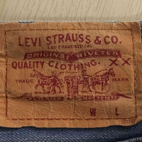 リーバイス Levis 00s フィリピン製 00505-0116 ボタン裏359 ジップフライ デニムパンツ メンズ W32/L33