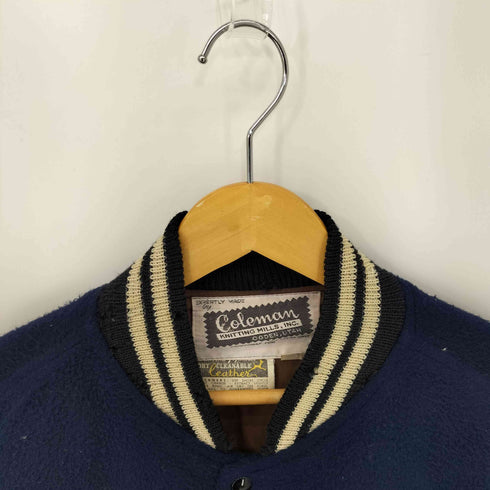 コールマン COLEMAN 60S KNITTING MILLS WEAR アームレザーアワードジャケット メンズ US:44