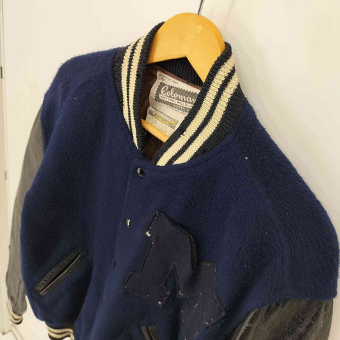コールマン COLEMAN 60S KNITTING MILLS WEAR アームレザーアワードジャケット メンズ US:44