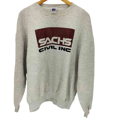 ラッセルアスレチック RUSSELL ATHLETIC 90S MADE IN USA Vガゼット フロントラバークルーネックスウェット メンズ import:XL