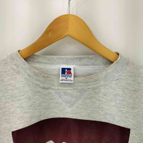 ラッセルアスレチック RUSSELL ATHLETIC 90S MADE IN USA Vガゼット フロントラバークルーネックスウェット メンズ import:XL