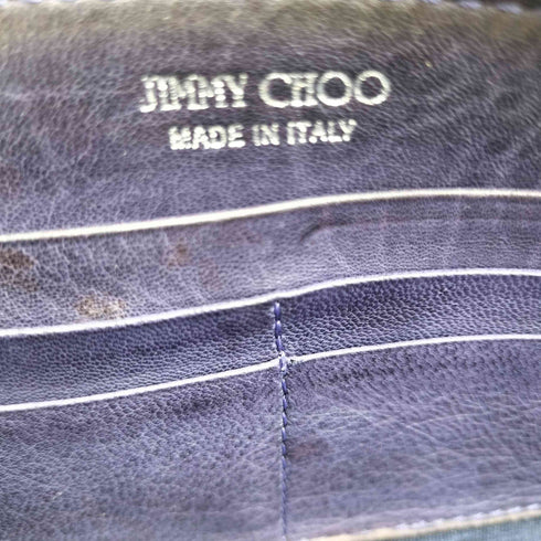 ジミーチュウ JIMMY CHOO イタリア製 スター スタッズ 長財布 レディース
