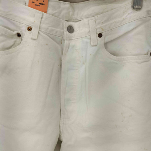 リーバイス Levis FOR WOMAN 90S MADE IN USA 6501-0651 ホワイトデニム メンズ W33