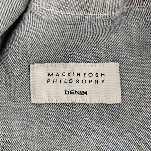 マッキントッシュフィロソフィー MACKINTOSH PHILOSOPHY デニム カバーオール ワークジャケット メンズ 38