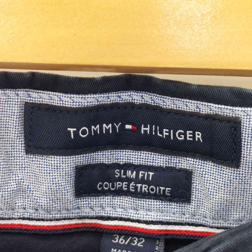 トミーヒルフィガー TOMMY HILFIGER SLIM FIT COUPE ETROITE コットンチノパンツ メンズ 36/32