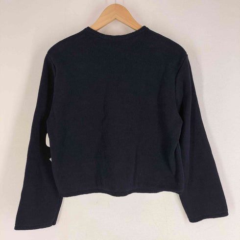 ユナイテッドアローズグリーンレーベルリラクシング UNITED ARROWS green label relaxing 24ss ハーフミラノ ニットジャケット 金ボタン レディース