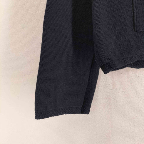 ユナイテッドアローズグリーンレーベルリラクシング UNITED ARROWS green label relaxing 24ss ハーフミラノ ニットジャケット 金ボタン レディース