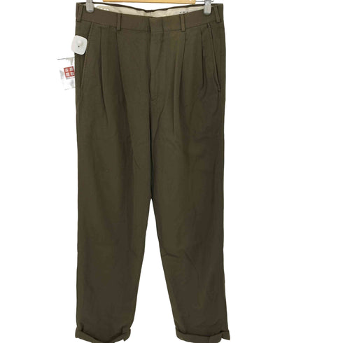 エディーバウアー Eddie Bauer 90S AKA MADE IN USA ウール2タックスラックス メンズ 33×32