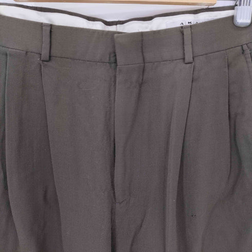エディーバウアー Eddie Bauer 90S AKA MADE IN USA ウール2タックスラックス メンズ 33×32