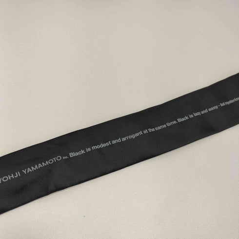 サイトバイヨウジヤマモト syte by Yohji Yamamoto Black is modest シルク ネクタイ メンズ