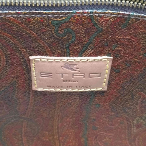 エトロミラノ ETRO MILANO ペイズリー柄 ミニ ボストン バッグ メンズ