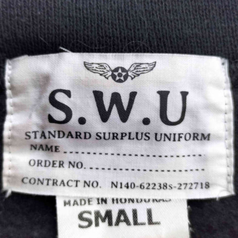 S.W.U S.W.A.T プリント クルーネック スウェット トレーナー メンズ import:S