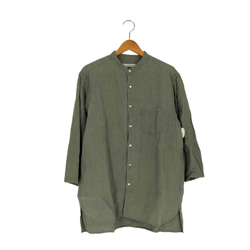 ネストローブコンフェクト nest Robe CONFECT リネン バンドカラーシャツ メンズ JPN:3