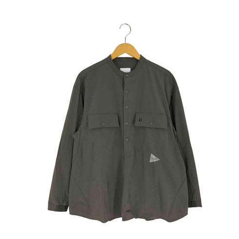 アンドワンダー and wander light w cloth pullover shirt ライト ダブルクロス プルオーバーシャツ メンズ JPN:M