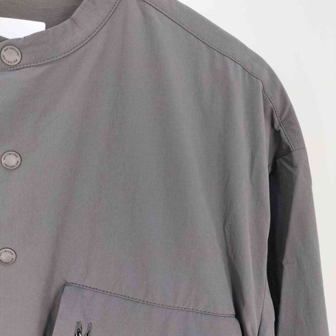 アンドワンダー and wander light w cloth pullover shirt ライト ダブルクロス プルオーバーシャツ メンズ JPN:M