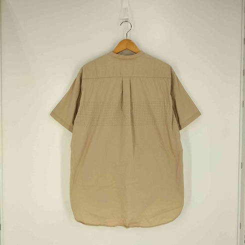 アンドワンダー and wander Laser Hole Over Shirt レーザーホール オーバーシャツ メンズ JPN:4